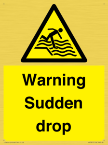 Warning Sudden drop
